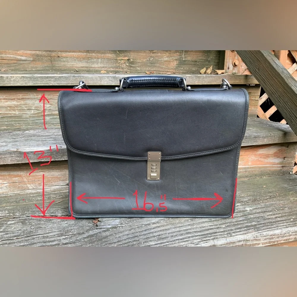 EUC, LUXURY QUALITY LEATHER ATTACHÉ. Jack Georges USA